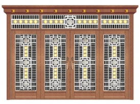 BN-8025(七類花) 仿銅自由紋